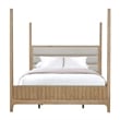 Parker House Escape Bedroom Queen 5/0 Poster Bed & Nightstand