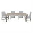 Parker House Crossings Eden 84 In. Dining Table With 4 Upholstered Chairs