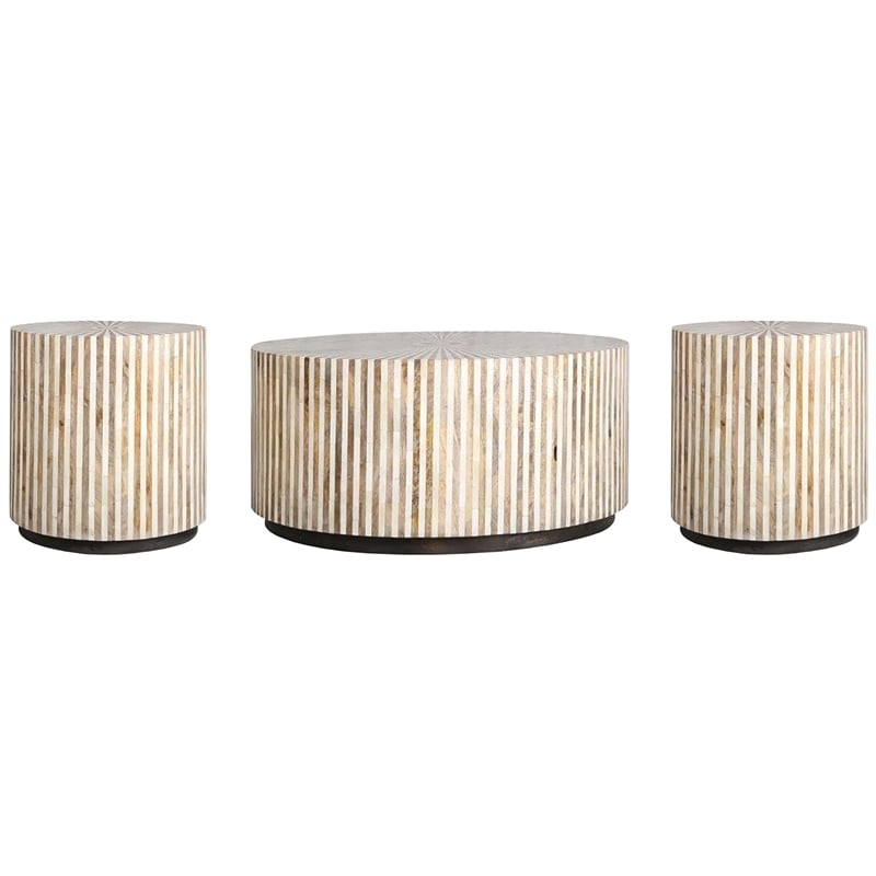 Parker House Crossings - Downtown Cocktail Table with 2 End Tables