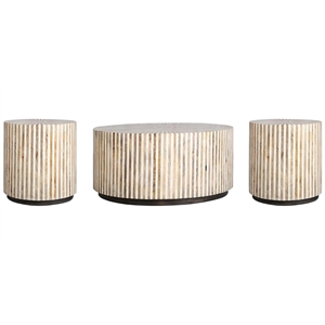 Parker House Crossings - Downtown Cocktail Table with 2 End Tables