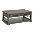 Parker House Sundance - Smokey Grey Cocktail Table with 2 Chairside Tables