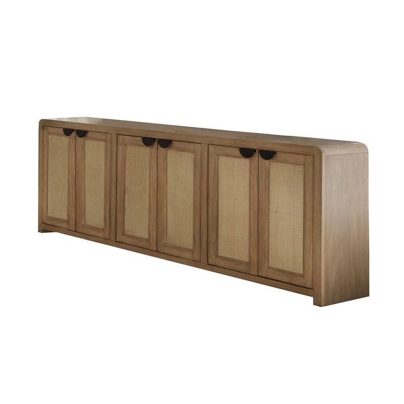 Parker House Escape - 84 Inch Dining Table with Console and 8 Caster Chairs