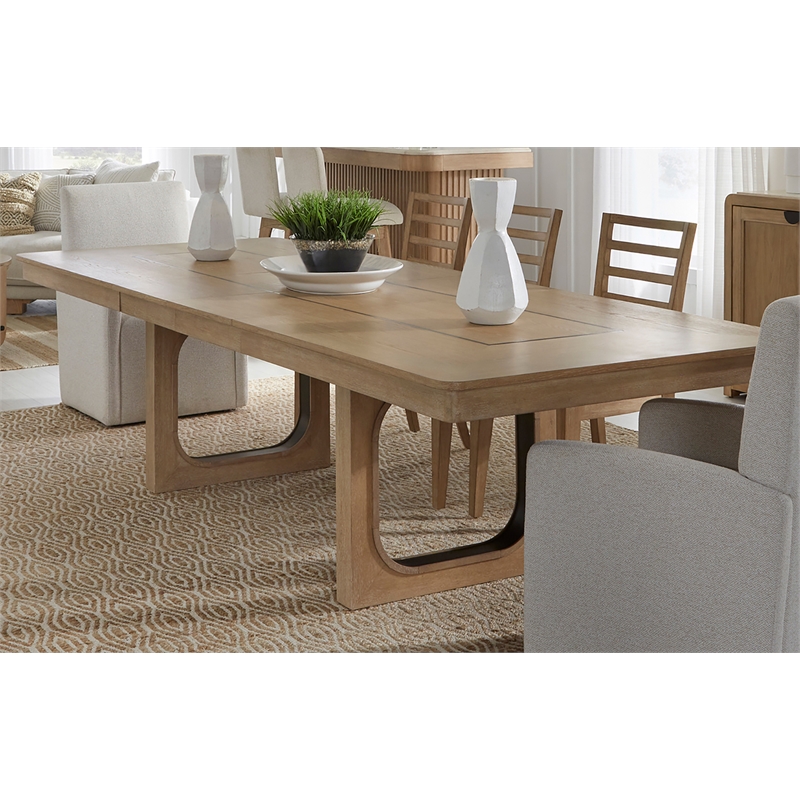 Parker House Escape - 84 Inch Dining Table with Console and 8 Caster Chairs