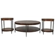 Parker House Bengal 41 Inch Round Cocktail Table with 2 End Tables