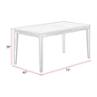 Parker House Breckenridge - Dining 72 Inch Counter Height Table