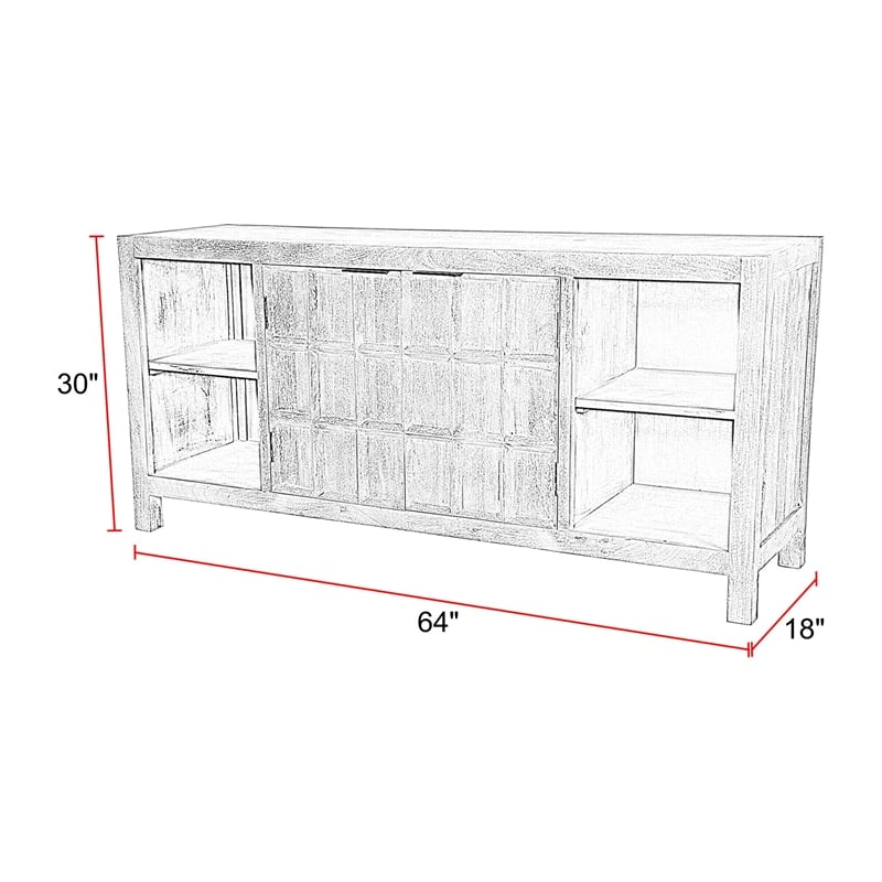 Parker House Laguna Rectangular Cocktail Table with 2 End Tables and Console