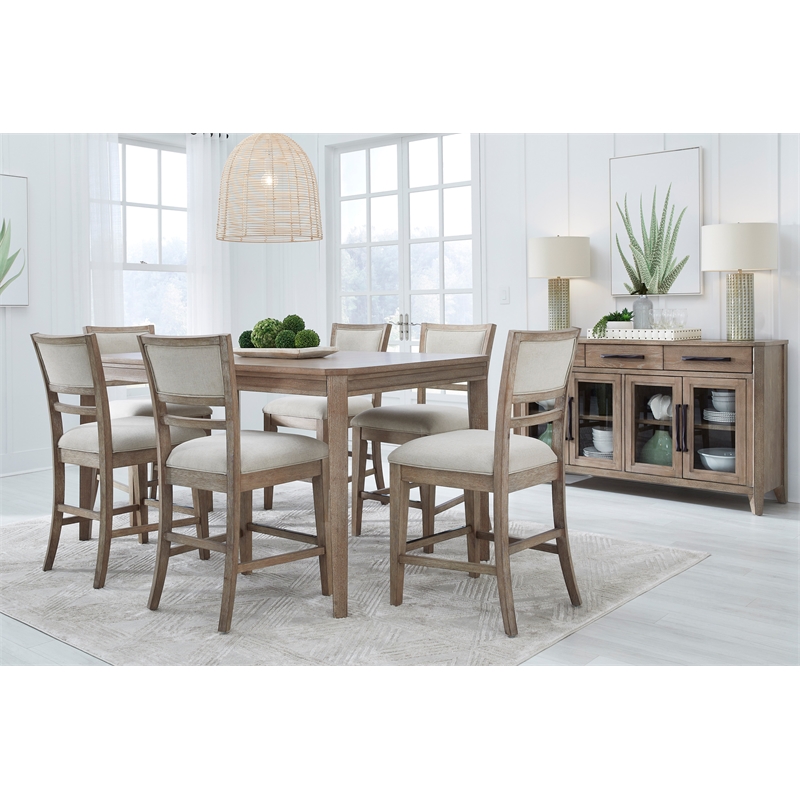 Parker House Breckenridge - Upholstered Counter Chair in Mocha (Set of 2)