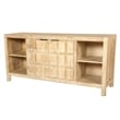 Parker House Laguna 64 Inch Console in Bleached Natural Finish