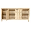 Parker House Laguna 64 Inch Console in Bleached Natural Finish