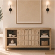Parker House Laguna 64 Inch Console in Bleached Natural Finish