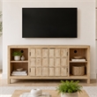Parker House Laguna 64 Inch Console in Bleached Natural Finish