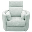 Parker Living Radius Polyester Power Swivel Glider Recliner in Windstream Green