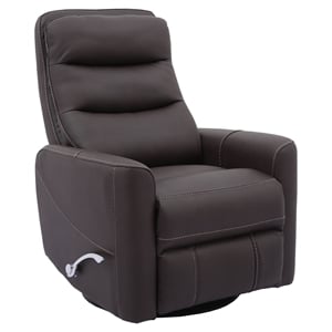 parker living hercules polyester/pu manual swivel glider recliner