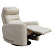 Parker Living Hercules Polyester/PU Manual Swivel Glider Recliner in Oyster