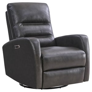 parker living ringo leather power swivel glider recliner