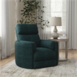 Parker Living Radius Polyester Power Swivel Glider Recliner in Peacock Blue