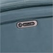 Parker Living Carnegie Leather Power Cordless Swivel Glider Recliner in Blue