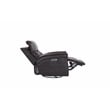 Parker Living Carnegie Leather Power Cordless Swivel Glider Recliner in Coffee