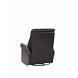 Parker Living Carnegie Leather Power Cordless Swivel Glider Recliner in Coffee