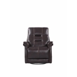 Parker Living Carnegie Leather Power Cordless Swivel Glider Recliner in Coffee