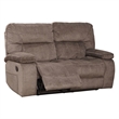 Parker Living Chapman Transitional Polyester Manual Loveseat in Kona Brown