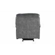 Parker Living Cooper Transitional Polyester Manual Recliner in Shadow Gray