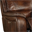 Parker Living Vail Transitional Leather Power Loveseat in Burnt Sienna