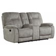 Parker Living Cooper Polyester Manual Console Loveseat in Shadow Tan