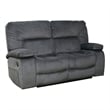 Transitional 3 Piece Set Chapman Manual Reclining Collection Polo Gray