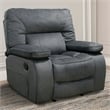 Transitional 3 Piece Set Chapman Manual Reclining Collection Polo Gray