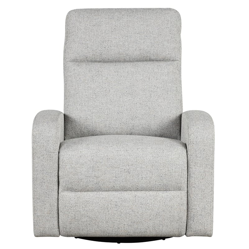 Parker Living Fabric Power Swivel Glider Recliner in Beige Finish