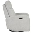 Parker Living Fabric Power Swivel Glider Recliner in Beige Finish