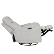 Parker Living Fabric Power Swivel Glider Recliner in Beige Finish