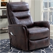 Parker Living Power Lift Recliner w/Articulating Headrest in Truffle Brown