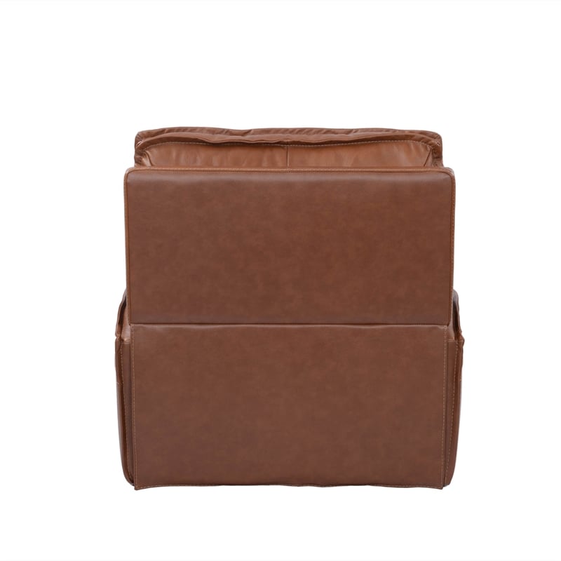 Parker Living Rockford Leather Power Recliner in Verona Saddle Brown