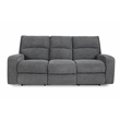 Parker Living Polaris Fabric Power Sofa in Bizmark Gray Finish