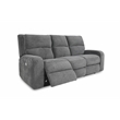 Parker Living Polaris Fabric Power Sofa in Bizmark Gray Finish