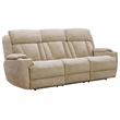 Parker Living Dalton - Lucky Fawn Fabric Power Console Sofa in Fossil Beige