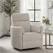 Parker Living Radius Fabric Power Swivel Glider Recliner in NaturalQuartz Finish