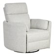 Parker Living Radius Fabric Power Swivel Glider Recliner in NaturalQuartz Finish