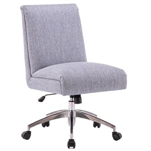Parker Living Dc506 - Adlyn Fabric Desk Chair with Casters in Blue
