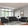 Parker Living Spartacus Fabric Power Recliner in Black Finish