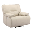 Parker Living Spartacus Fabric Power Recliner in Oyster Fossil Beige