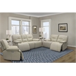 Parker Living Spartacus Fabric Power Recliner in Oyster Fossil Beige
