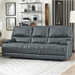 Parker Living Whitman Leather Power Reclining Cordless Sofa in Verona Azure Blue
