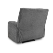 Parker Living Polaris Fabric Power Recliner in Bizmark Gray Finish
