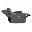 Parker Living Polaris Fabric Power Recliner in Bizmark Gray Finish