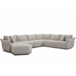 Parker Living Playful Transitional Fabric Ottoman with Casters in Beige