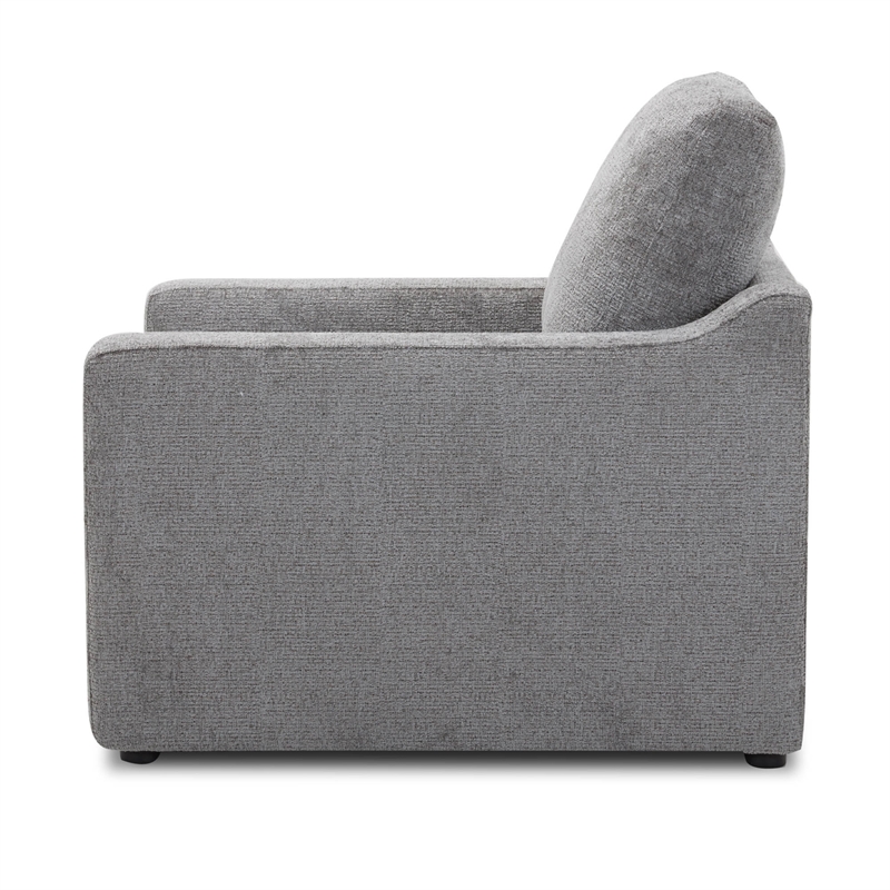 Parker Living Surrender Transitional Fabric Chair in Burmese Nature Gray