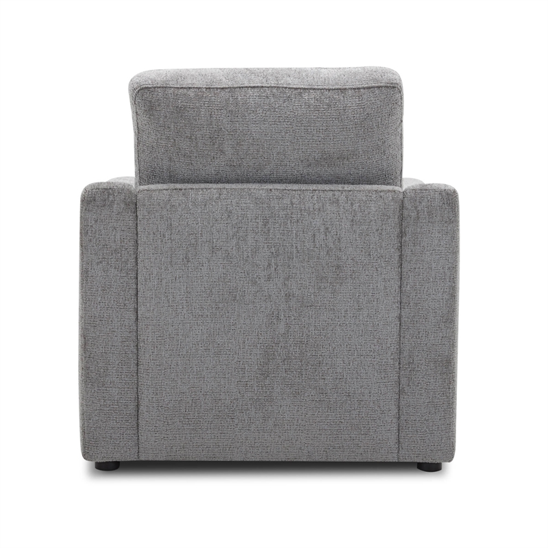 Parker Living Surrender Transitional Fabric Chair in Burmese Nature Gray